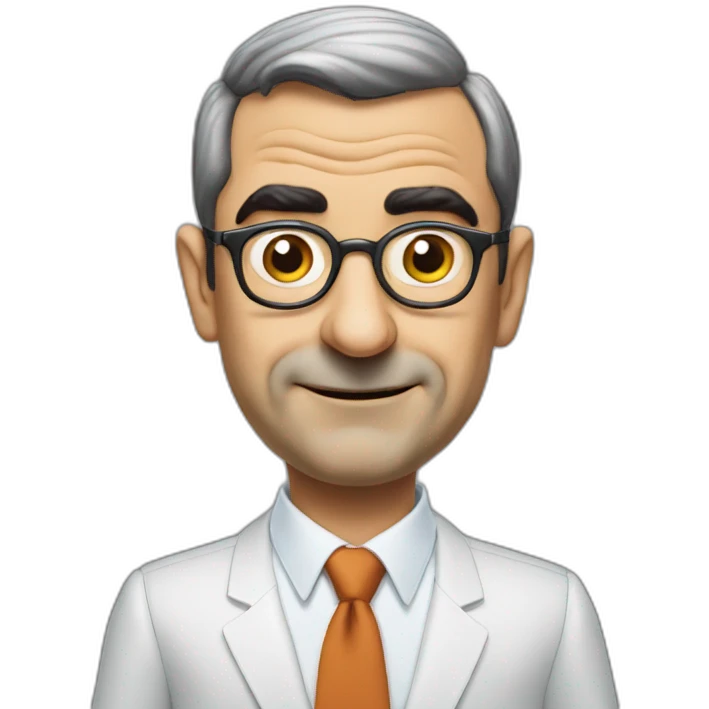 Mister Bean innovation consultant no tie wearing glasses emoji