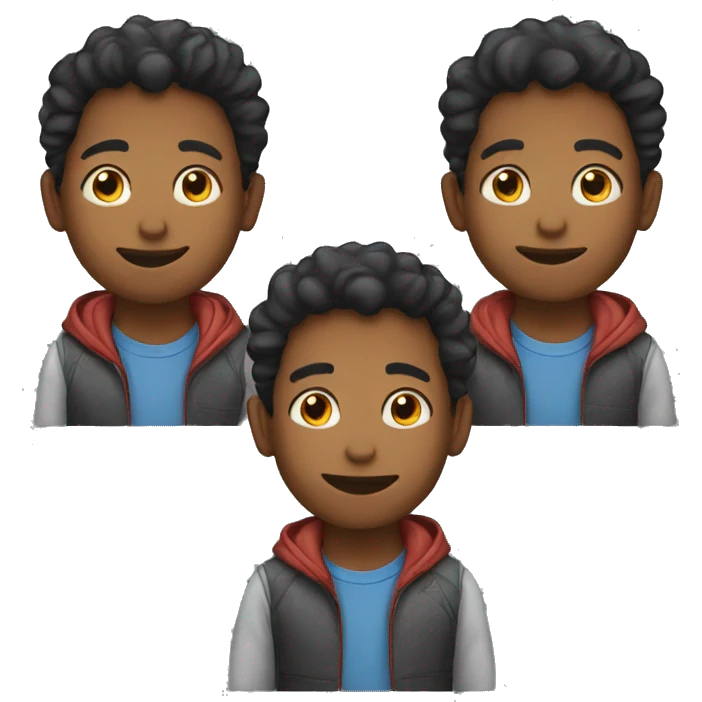 three boys emoji
