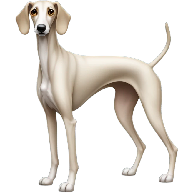 An Italian Sighthound dog emoji