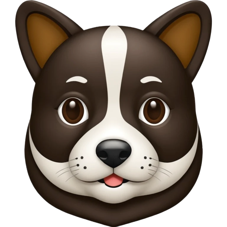 Polis üniforması giyen köpek emoji