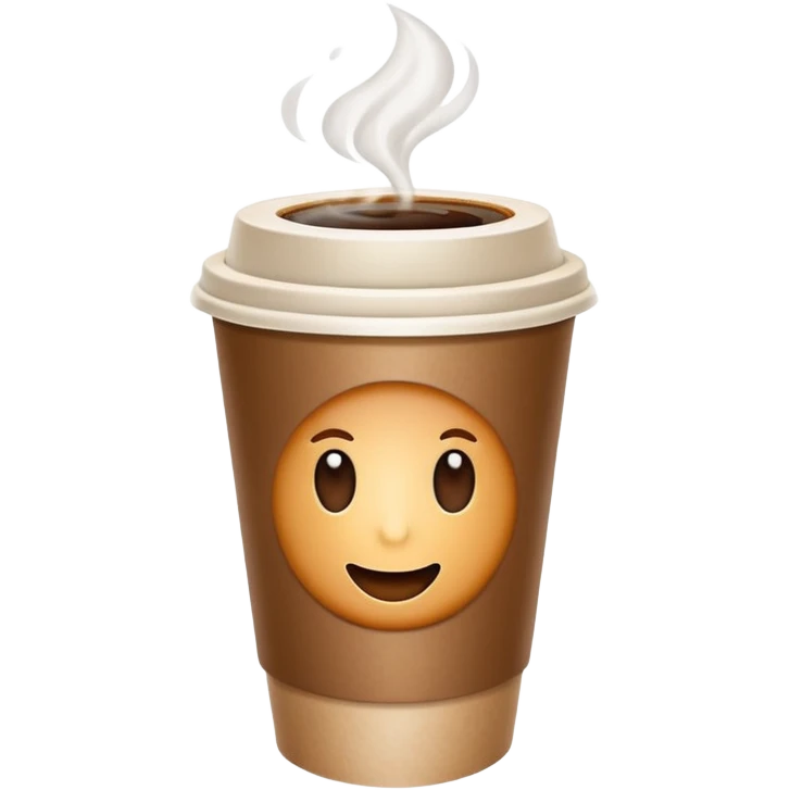 un café para llevar XXL emoji
