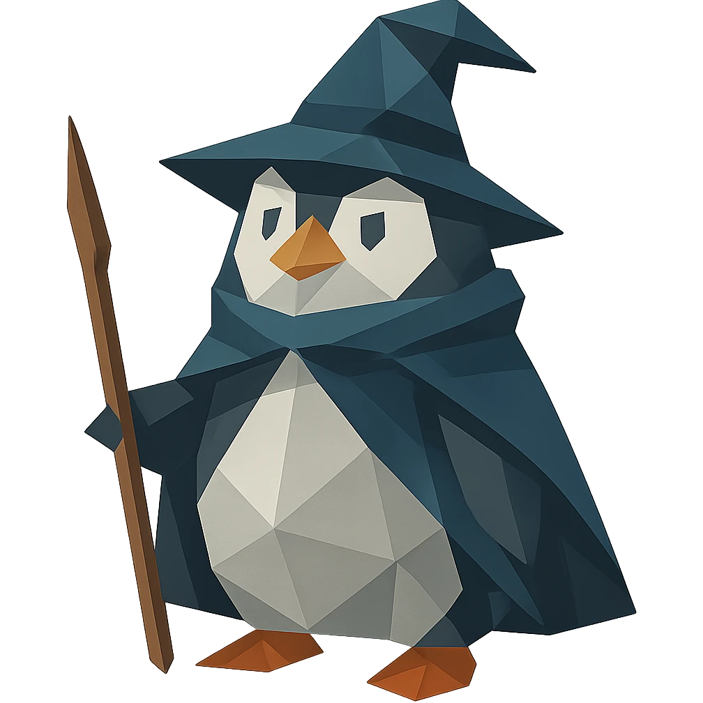 penguin wizard emoji