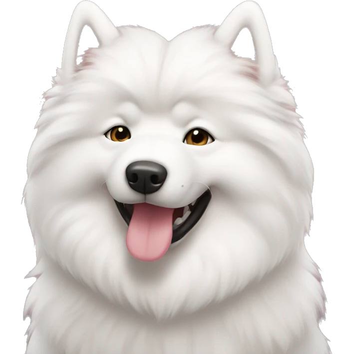 Samoyed love  emoji