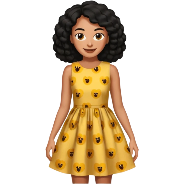 Solange Knowles with black hair emoji