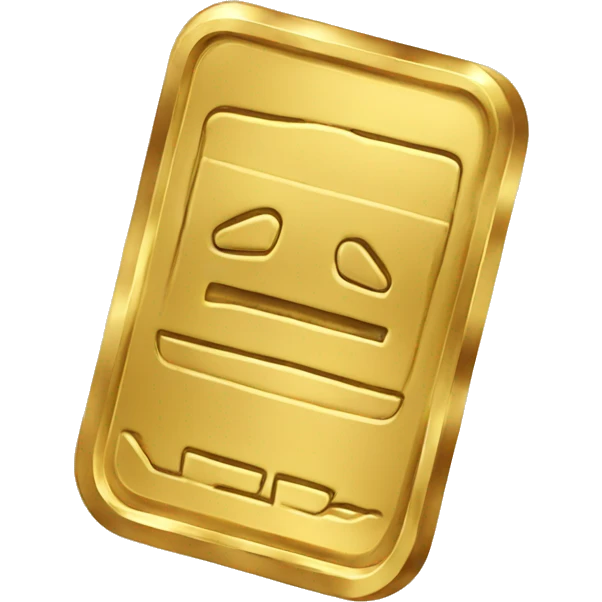 gold EMV chip emoji