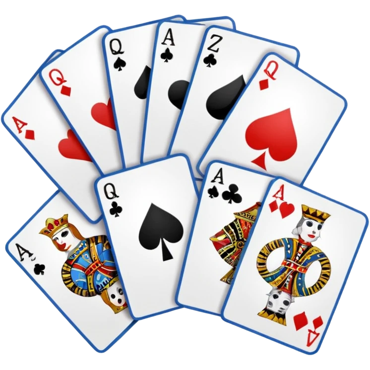 cards with questions emoji