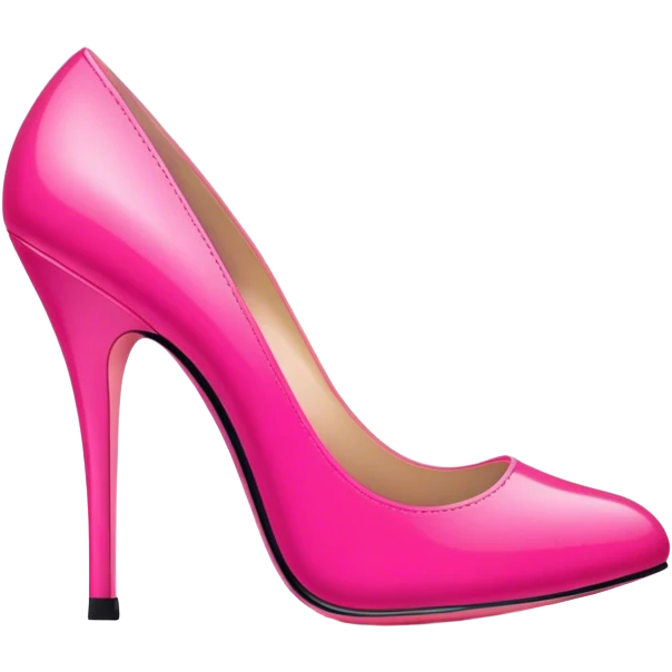 hot pink laboutin heels emoji