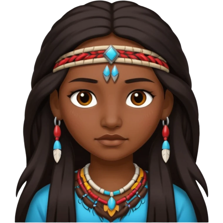 native american girl emoji