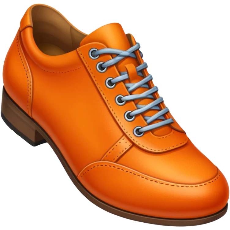 orange shoe emoji