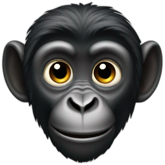 black monkey emoji