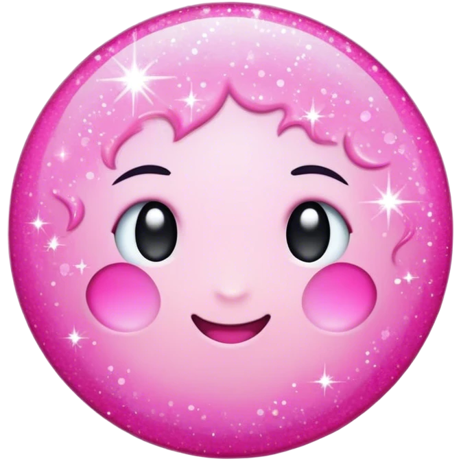 Pink sparkles  emoji