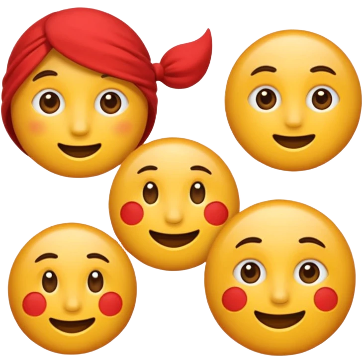 Буква О в сердечке emoji
