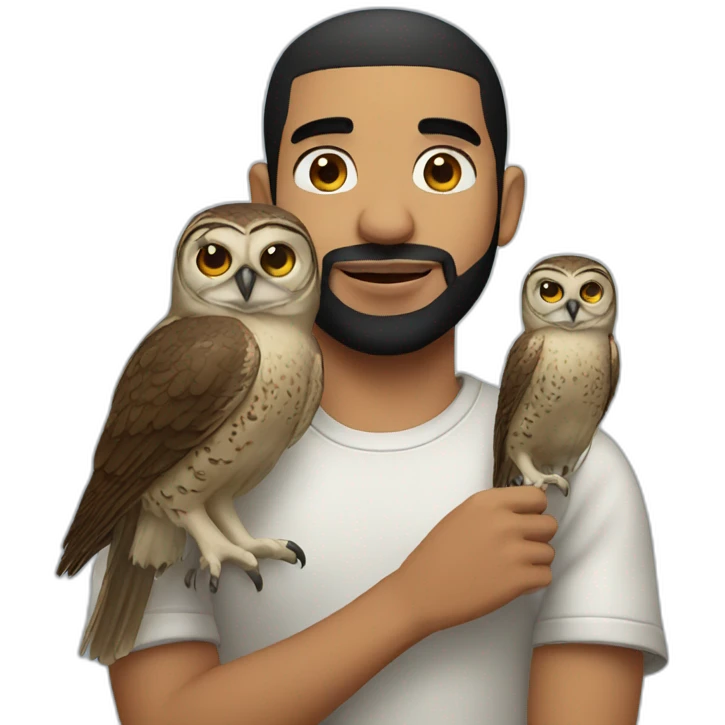 Drake with Owl emoji
