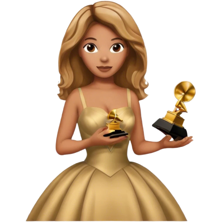 beyoncé winning grammy emoji