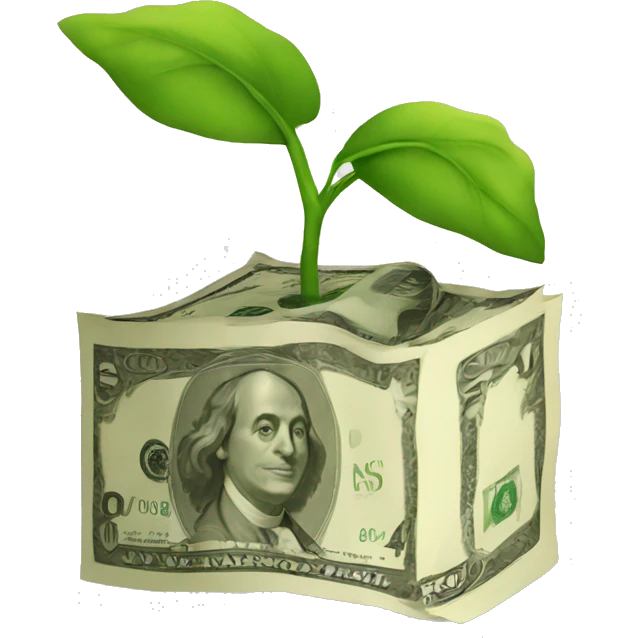money growing chart emoji
