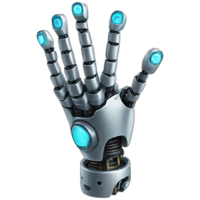 robot hand emoji