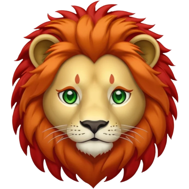 💚🤍❤️🦁 emoji