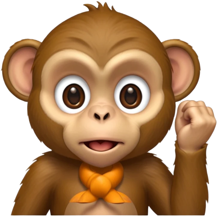 monkey knocking emoji