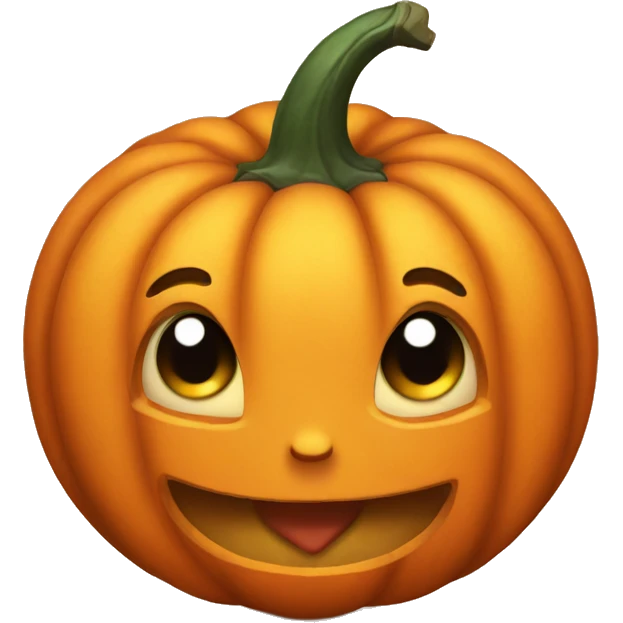 Cute pumpkin  emoji