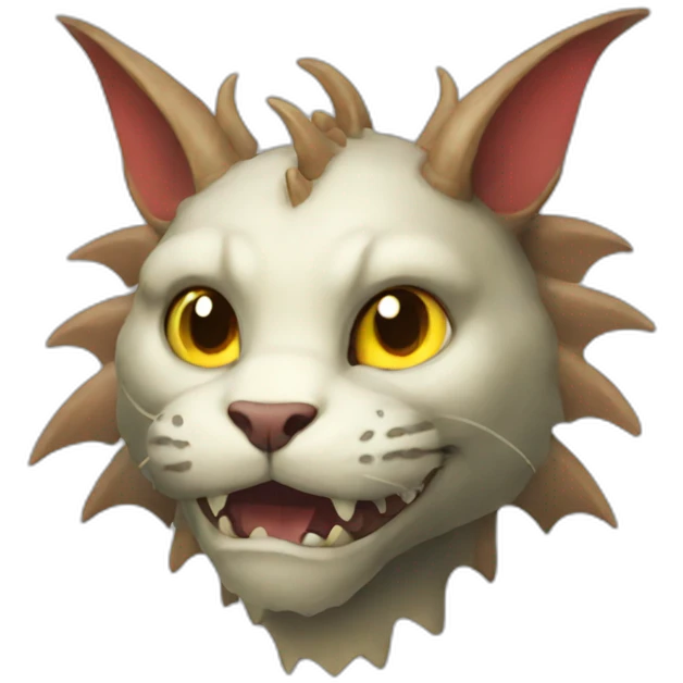 Cat dragon emoji
