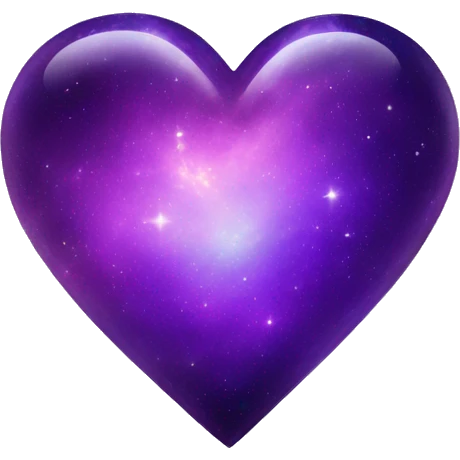 purple cosmic galaxy heart emoji