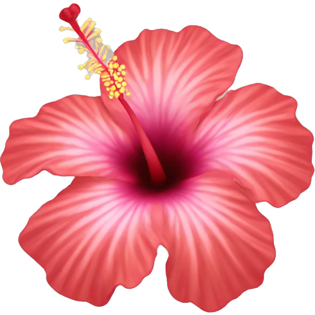 hibiscus flower emoji