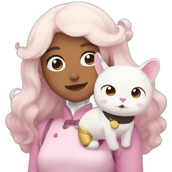 Bee and puppycat emoji