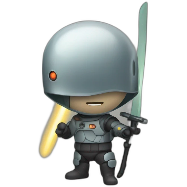 Melanchon avec un sabre laser emoji