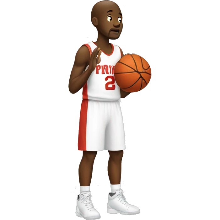 praying basketball player  emoji