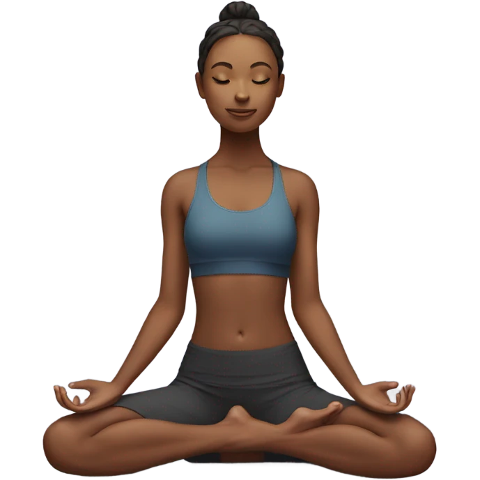 Yoga girl emoji