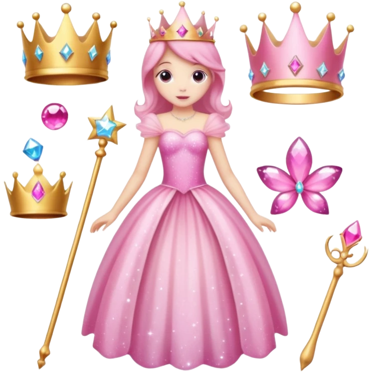 pink fairy girly aestetic items emoji