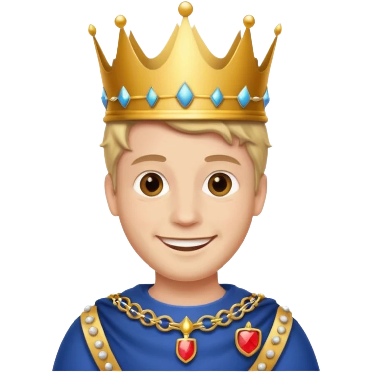 Harry prince  with crown,  emoji