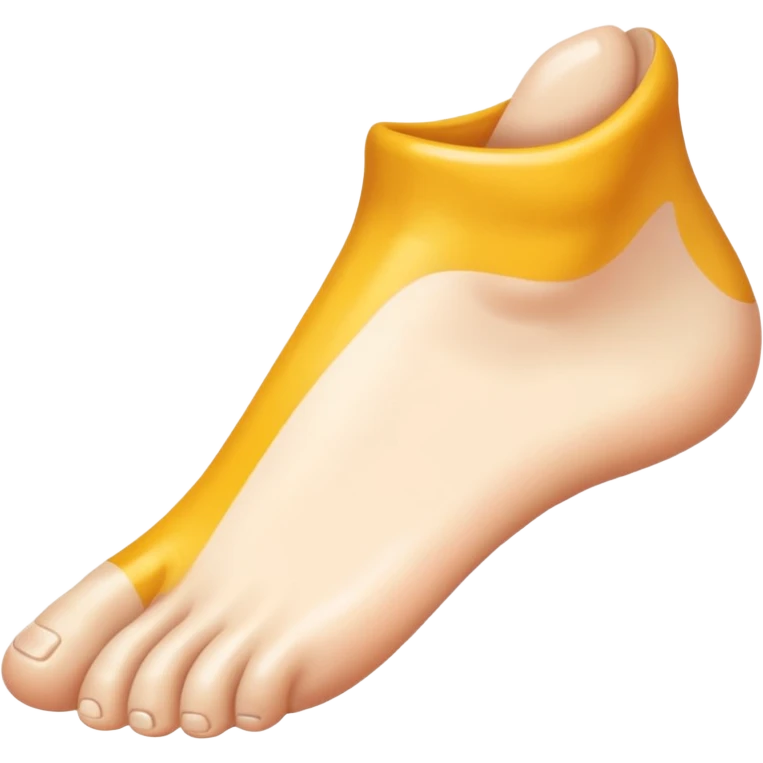 top of foot emoji