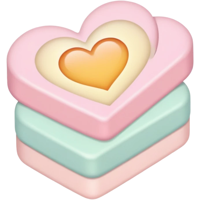 Pastel warm-colored romantic vintage aesthetic  emoji