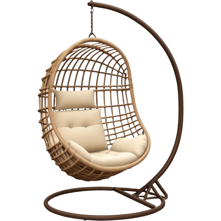 modern hanging chair emoji