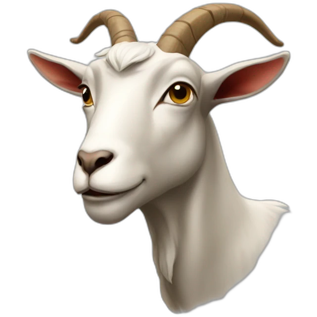 The goat emoji