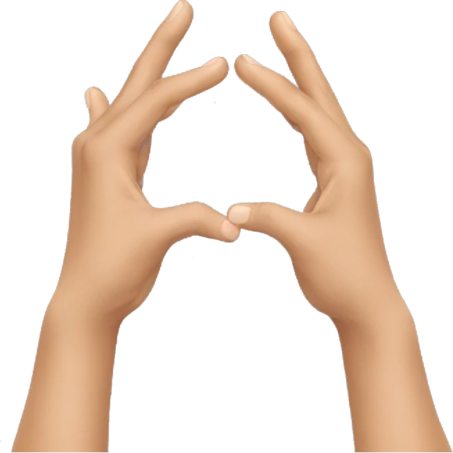 Hand kiss emoji