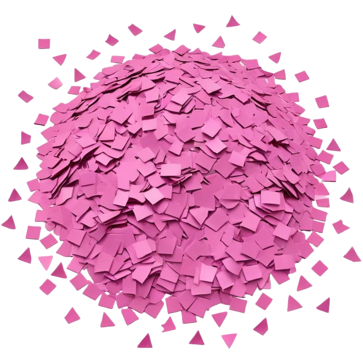 pink party confetti emoji
