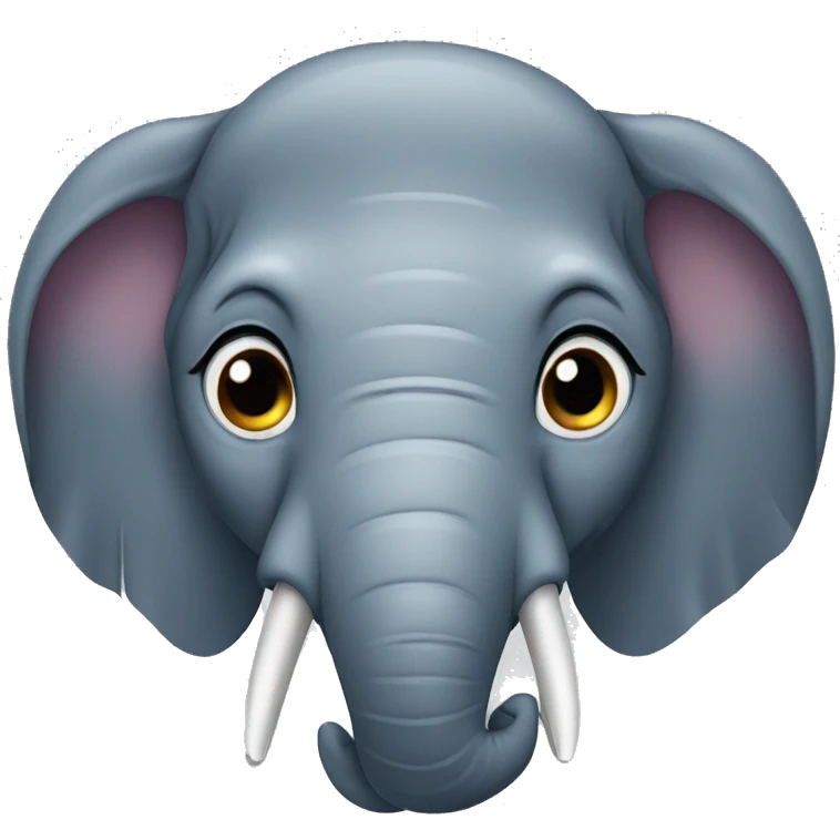 elephant face emoji