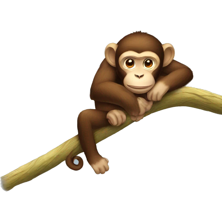 monkey tired emoji