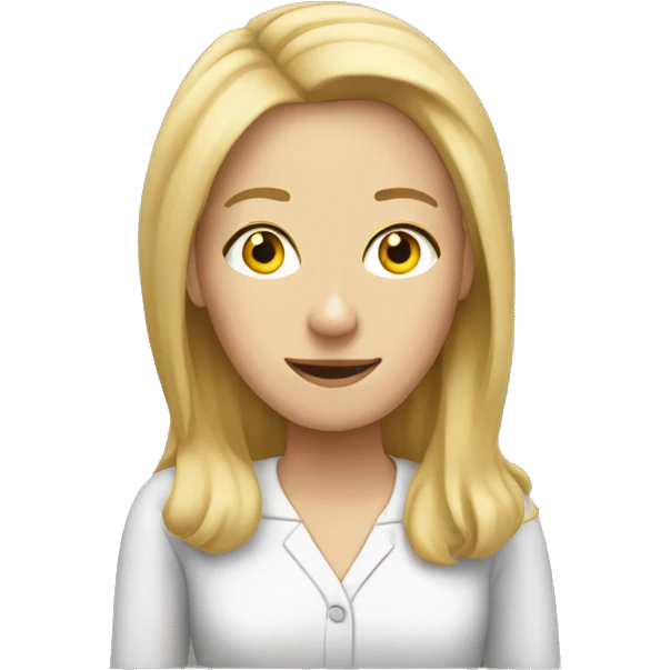 english teacher (woman wit blonde hair) emoji