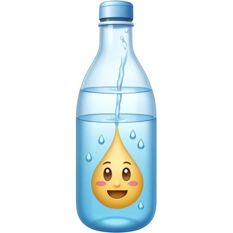 botella de agua emoji