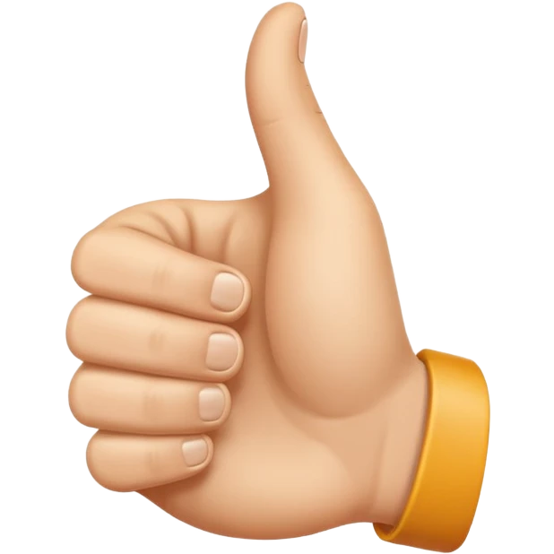 thumbs up hand emoji