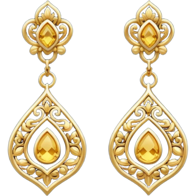 dangling earrings hanging style jewelry, emoji