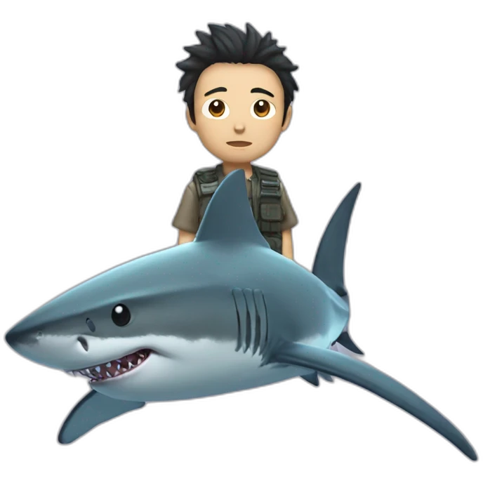 Shark Gwara Akira emoji