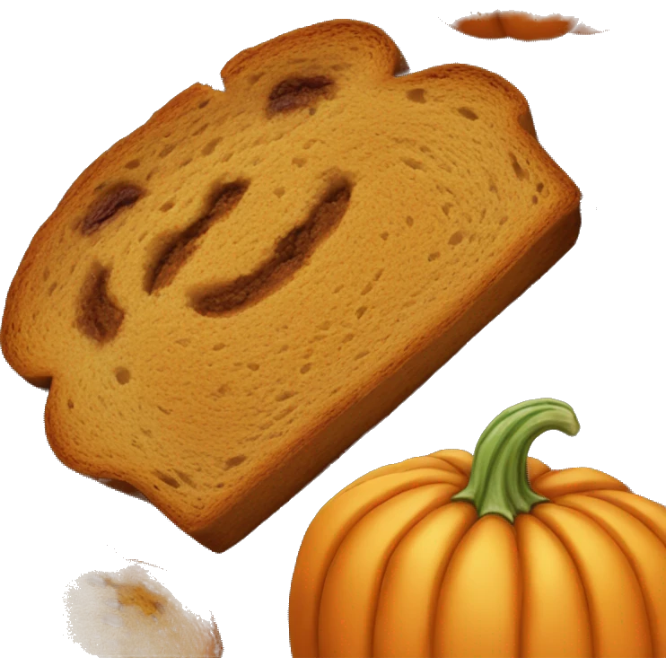 pumpkin bread emoji