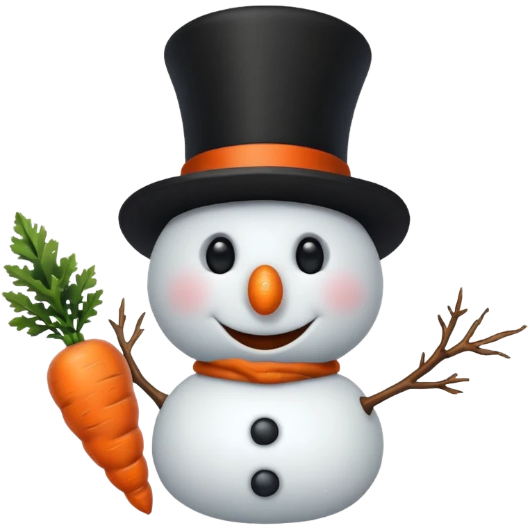 Snowman Character emoji