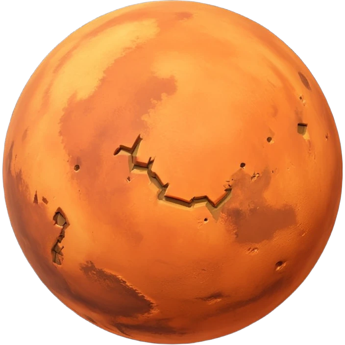 realistic mars planet emoji emoji