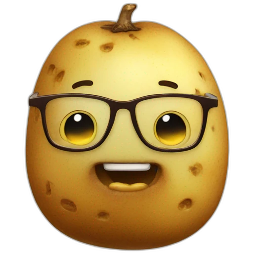 nerd potato computer emoji