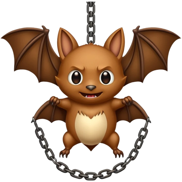 Bat with chaines emoji